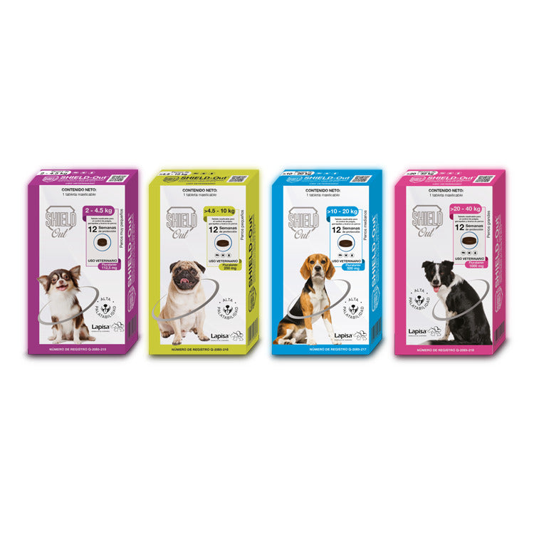 Shield-Out Desparasitante para Perros - Lapisa Shield-Out Desparasitante para Perros - Lapisa